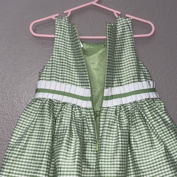 Gymboree Sz 2T Green & White Gingham Check Dress - Picture 8 of 8
